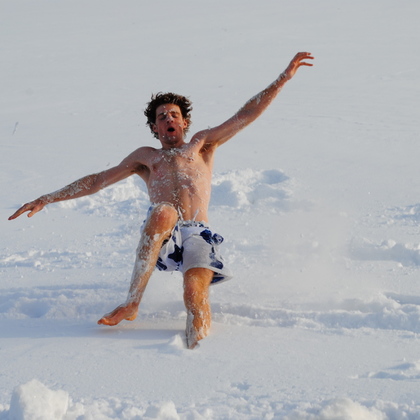 Clément fait le grand saut dans la neige norvégienne 