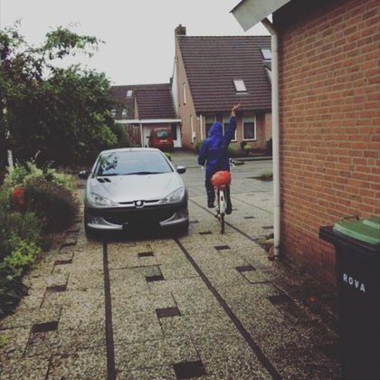 Dernier jour de lycée, sous la pluie bien sûr!