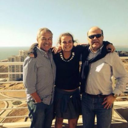 Con la familia