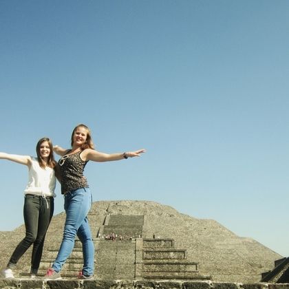 A Teotihuacan, un site archéologique très célèbre avec la pyramide du soleil