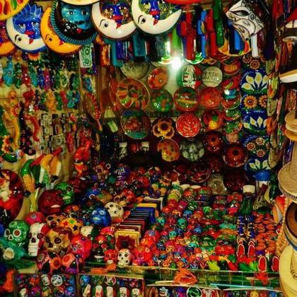 Un marché typique mexicain