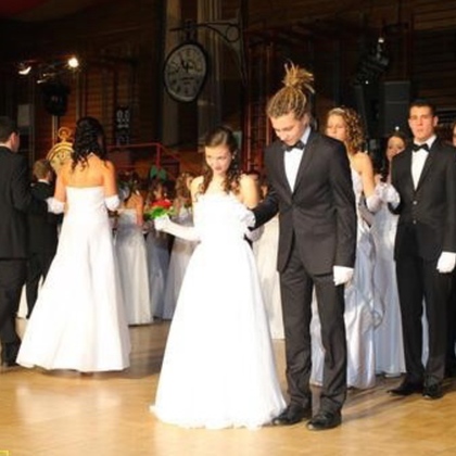 Photo prise durant l'ouverture de mon bal. 