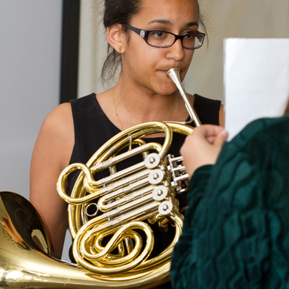 Une lycéenne a pris part d'un programme thématique dans le domaine de la musique en Estonie