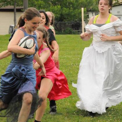 Partie de rugby singulière !