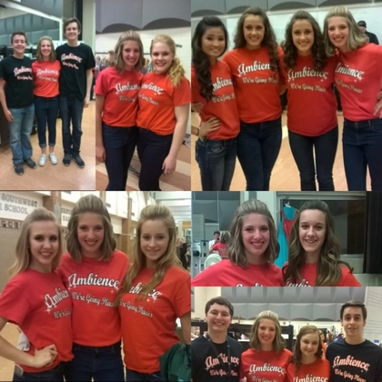 Avec les amis de show choir